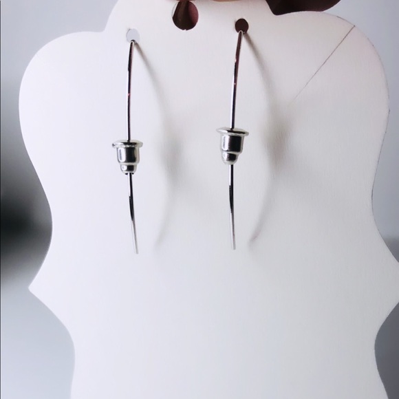 ♡ 2 for 20$ ♡ Silver Drop Earrings - Picture 2 of 2